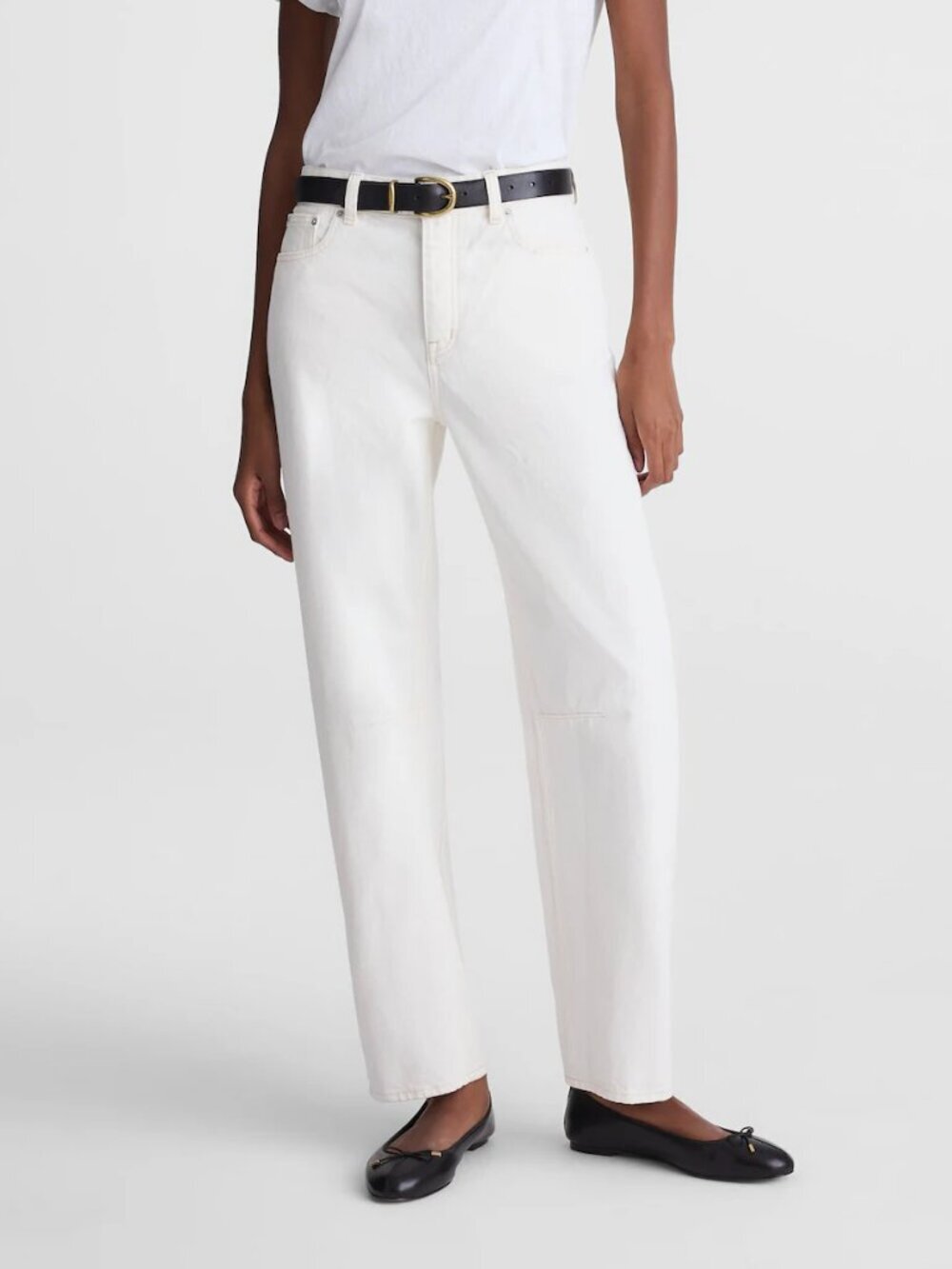 Madewell Darted Barrel Leg Jeans Button Fly Vintage Canvas Size 30 NWT